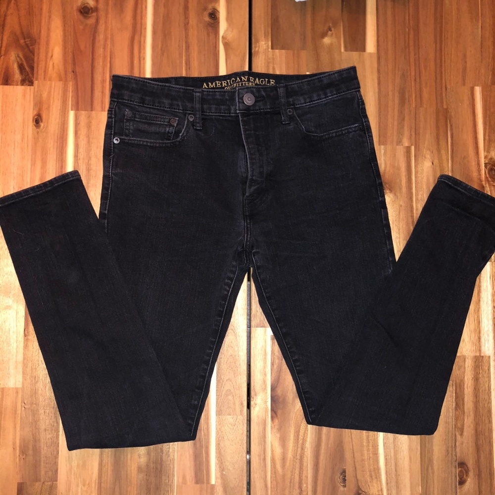 Men's Black American Eagle Jeans